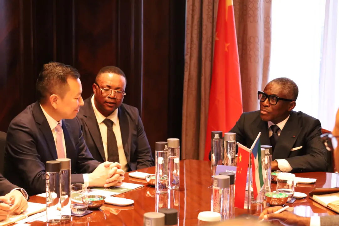 赤路几内亚共和国访华代表与恒峰g22股份深刻探求产业协同发展